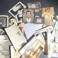 Lot 027 - Grouping of Antique and Vintage Snapshot Photographs and Ephemera Including Beach Goers, Soldiers, Family Portraits, and a Handwritten Poem, Inscribed Chesterfield, Massachusetts