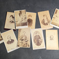 Lot 023 - Grouping of 11 Antique Carte De Visite C.D.V. Photographs Including Four of Monumental Sculpture in London, Rev. Offord of Notting Hill, and Rev. John Bennett of England
