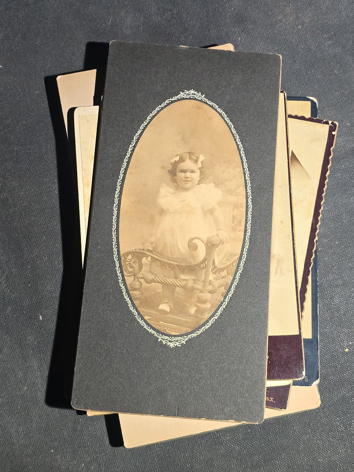 Grouping of 22 Antique Cabinet Card Photographs including Military Portraits, Clergy, Memorial Card, and Architectural Views, Photographed by Bayley & Murphy, Halifax, Nova Scotia and Others