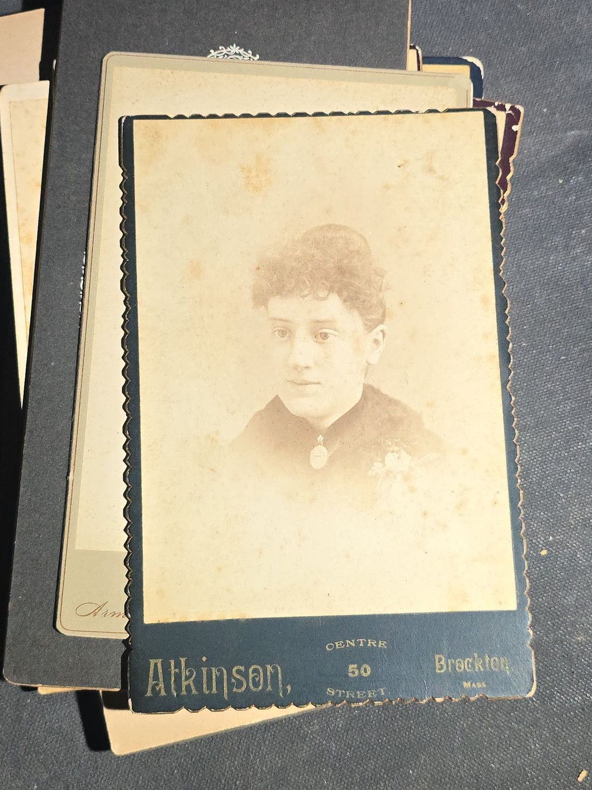 Grouping of 22 Antique Cabinet Card Photographs including Military Portraits, Clergy, Memorial Card, and Architectural Views, Photographed by Bayley & Murphy, Halifax, Nova Scotia and Others