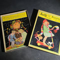 Lot 039 - Vintage "Sally and Her Scooter" Four-Scene Picture Puzzle with Art by Hazel Frazee Including Halloween Jack-O-Lantern Scene, Manufactured by Parker Brothers Inc., Salem, Massachusetts, 8-3/4" L x 11-3/4" W