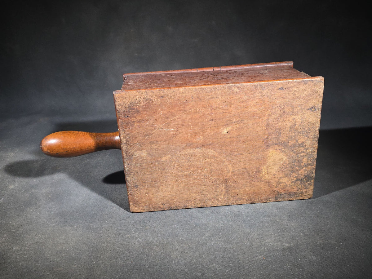 Antique Wooden Fraternal Ballot Box with Clay Voting Balls