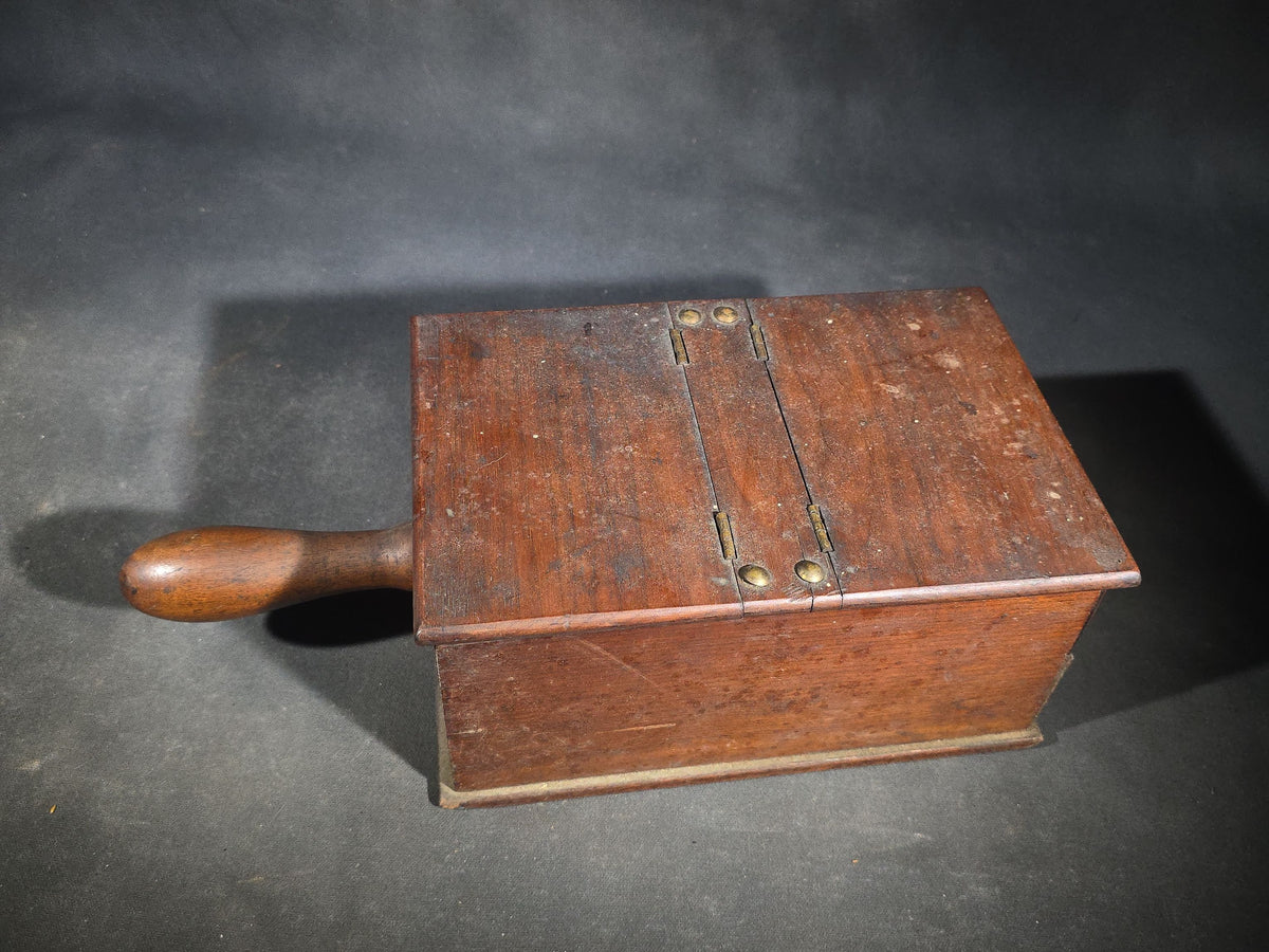 Antique Wooden Fraternal Ballot Box with Clay Voting Balls