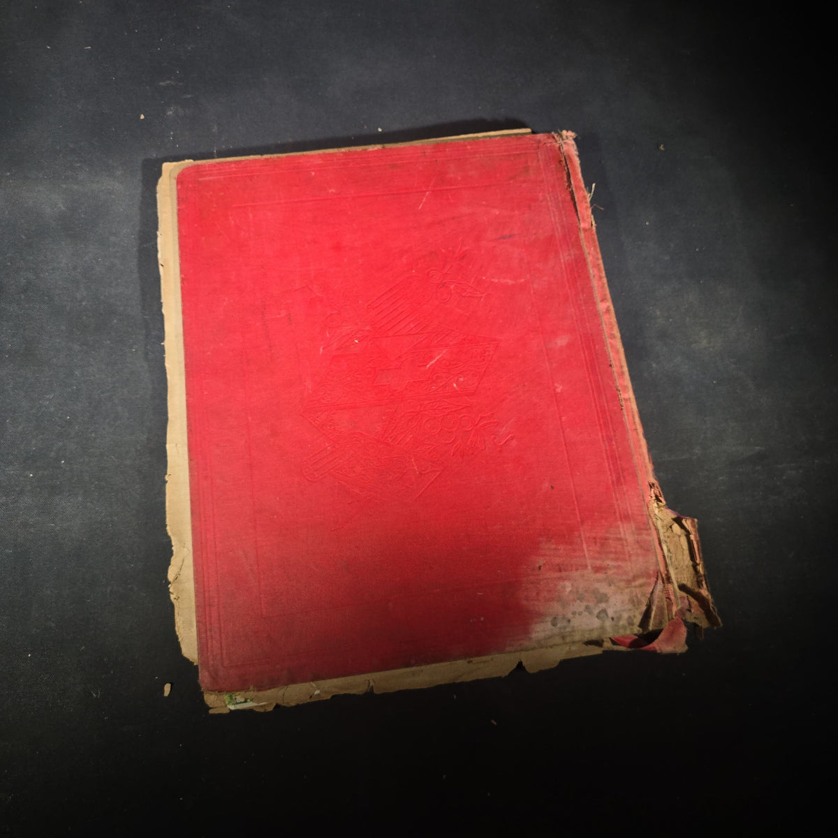 Antique Victorian "Scraps" Scrapbook Album with Over 100 Chromolithograph Trade Cards, Die Cuts, Greeting Cards, and Prints including Hires Root Beer, Great Atlantic & Pacific Tea Co., and Raphael Tuck & Sons