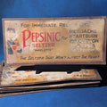 Lot 207 - Grouping of 14 Antique Pepsinic Seltzer "Amelotte" Tin Lithograph Advertising Signs, Poor Condition, 20-3/4" W x 10" H each