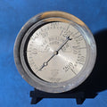Lot 148 - Antique Industrial Pressure Gauge, the Bigelow Co., New Haven, Connecticut, Manufactured by Star Brass Mfg. Co., Boston, Massachusetts, 10-/12" L x 11" H