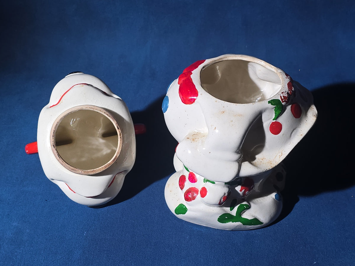 Vintage Mickey and Minnie Mouse "Turnabout" Cookie Jar