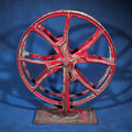 Lot 016 - Antique Cast Iron Fire Hose Reel, Manufactured by W.D. Allen Mfg. Co., Chicago, Illinois, 1892, 22-3/4" H