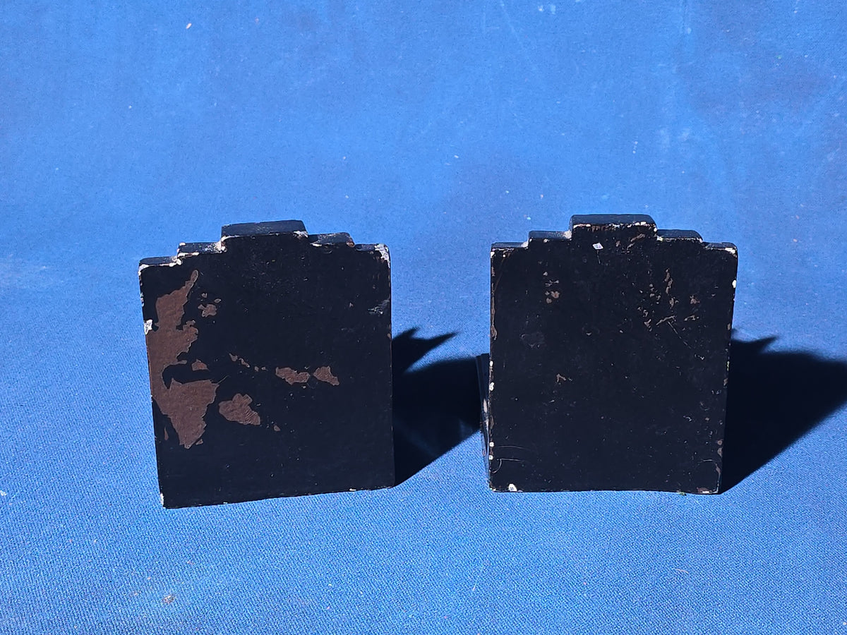Pair of Vintage Cast Iron Scottie Dog Bookends