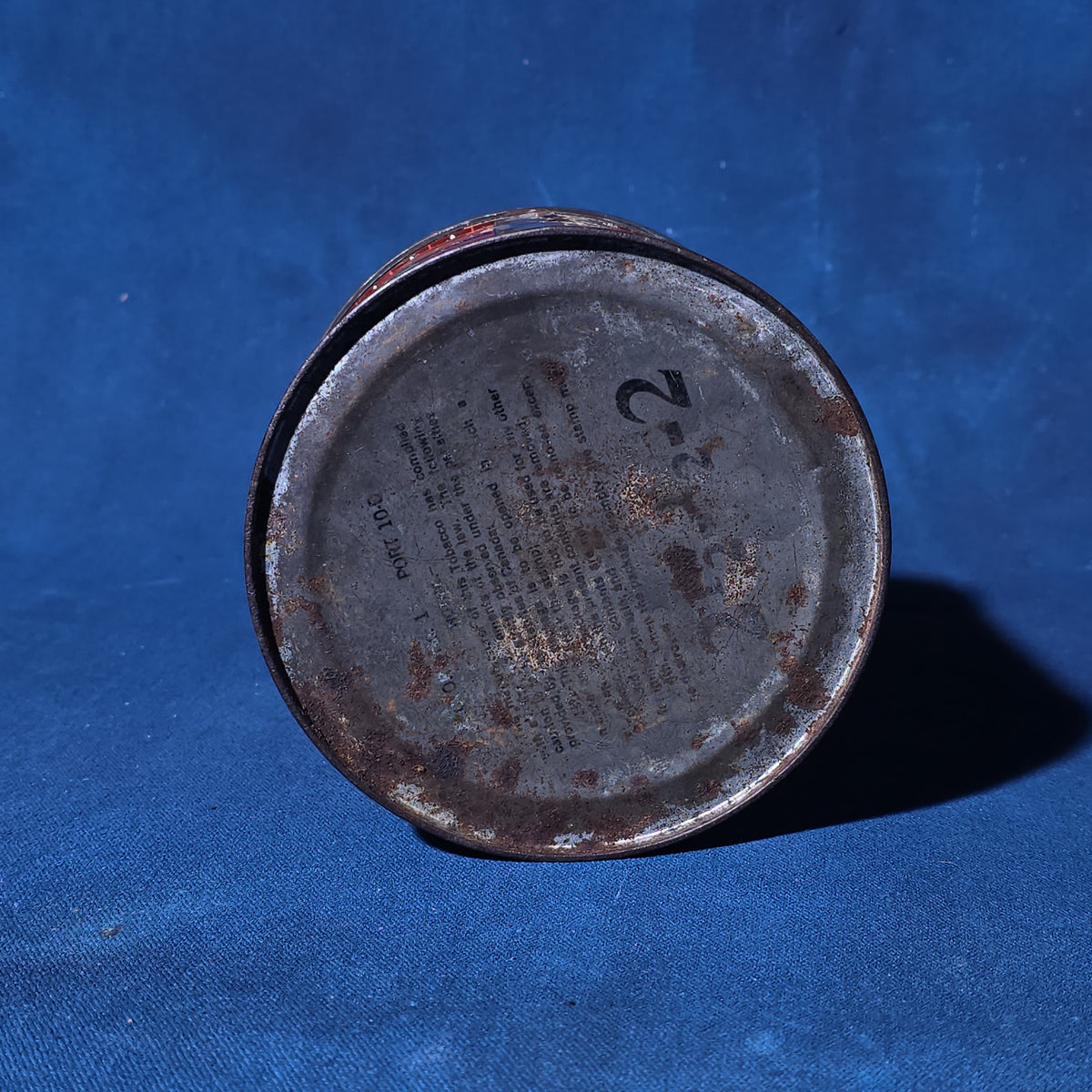 Antique Napoleon Honey Dew Bright Chewing Tobacco Tin Lithograph Canister, Manufactured by W.C. Macdonald, Montreal