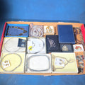 Lot 154 - Vintage Costume Jewelry Tray Lot with Pearl Necklaces, Rhinestone Sets, Brooches, and Bracelets