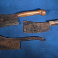 Lot 131 - Trio of Antique Meat Cleavers