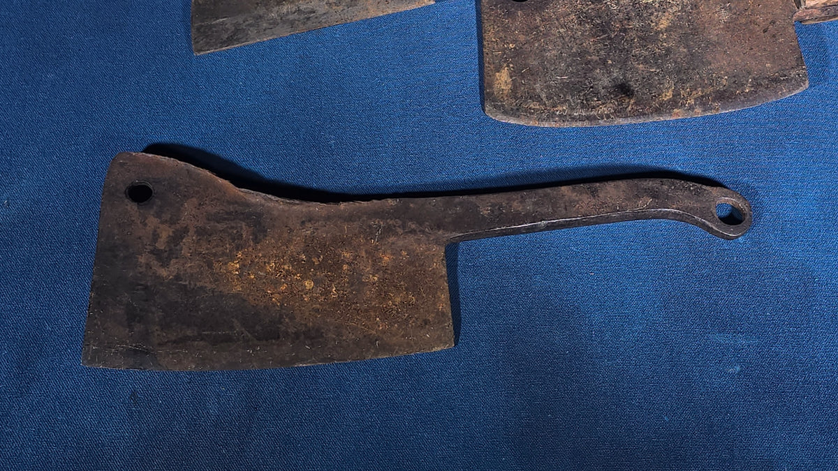 Trio of Antique Meat Cleavers