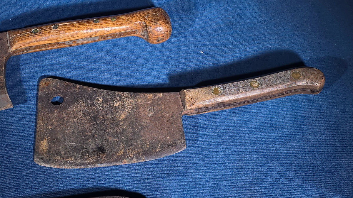 Trio of Antique Meat Cleavers