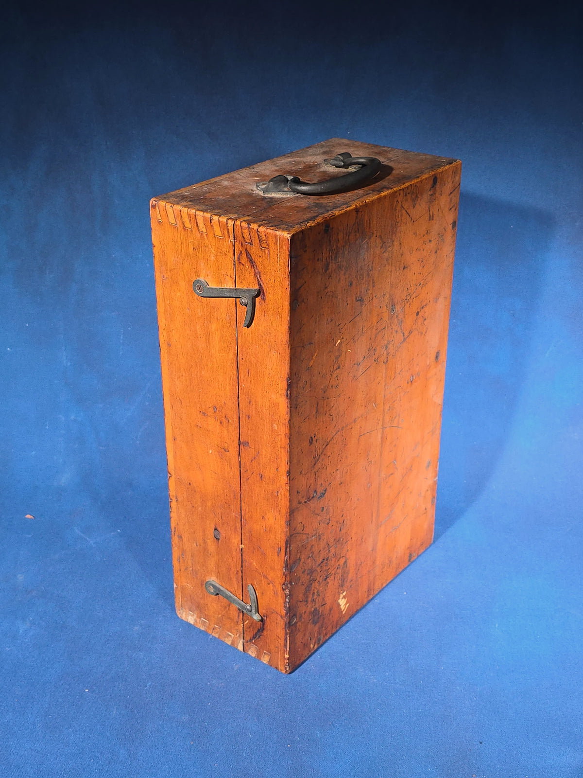 Antique Carl Zeiss Jena Microscope No. 1413, Marked D.R.P., in Fitted Wooden Case