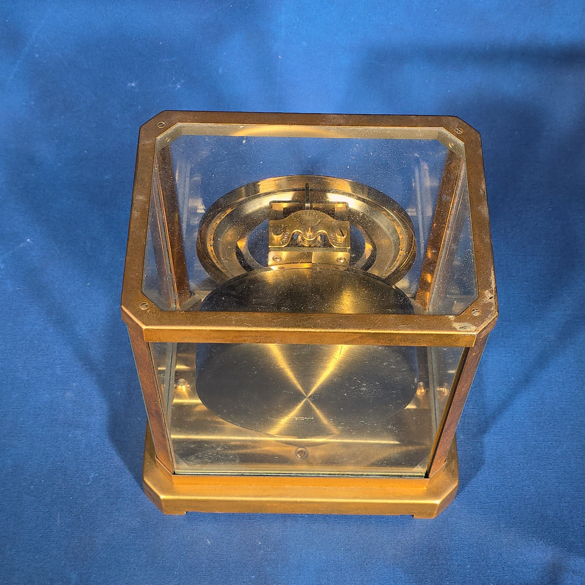 Vintage LeCoultre Atmos Clock with Presentation Inscription from Wykagyl Country Club, Dated October 19th, 1957