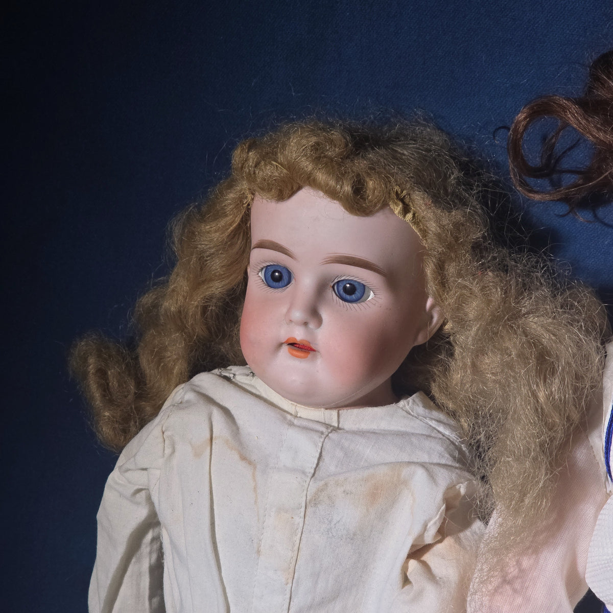 Grouping of Four Antique German Bisque Head and China Head Dolls
