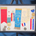 Lot 087 - Antique and Vintage Rhode Island G.A.R. and Sons of Union Veterans Ribbons, Medals, and Pins in Riker Case