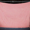 Lot 073 - Vintage Red and White Woven Coverlet, Woven by the Goodwin Guild, Blowing Rock, North Carolina, 103" W x 86" H