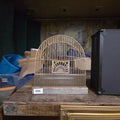 Lot 006 - Vintage Crown Brand Metal Birdcage