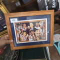 Lot 011 - Framed Numbered Print of the Championship New York Knicks 1969 to 1970 by Stan Kotzen