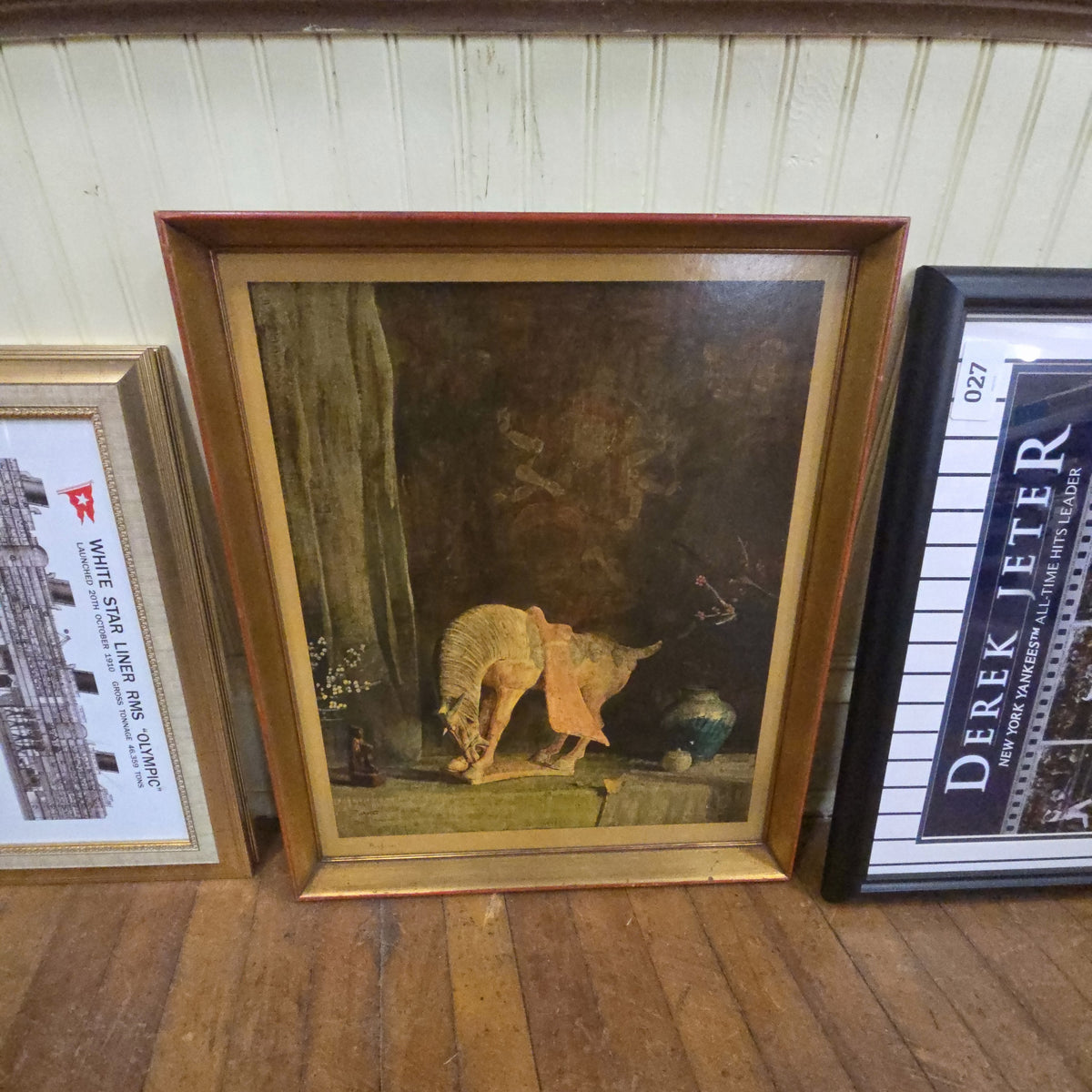 framed Asian print