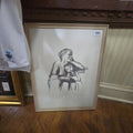 Lot 033 - Vintage Framed Print of Mother and Child