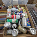 Lot 038 - Box Lot of Vintage Beer Cans