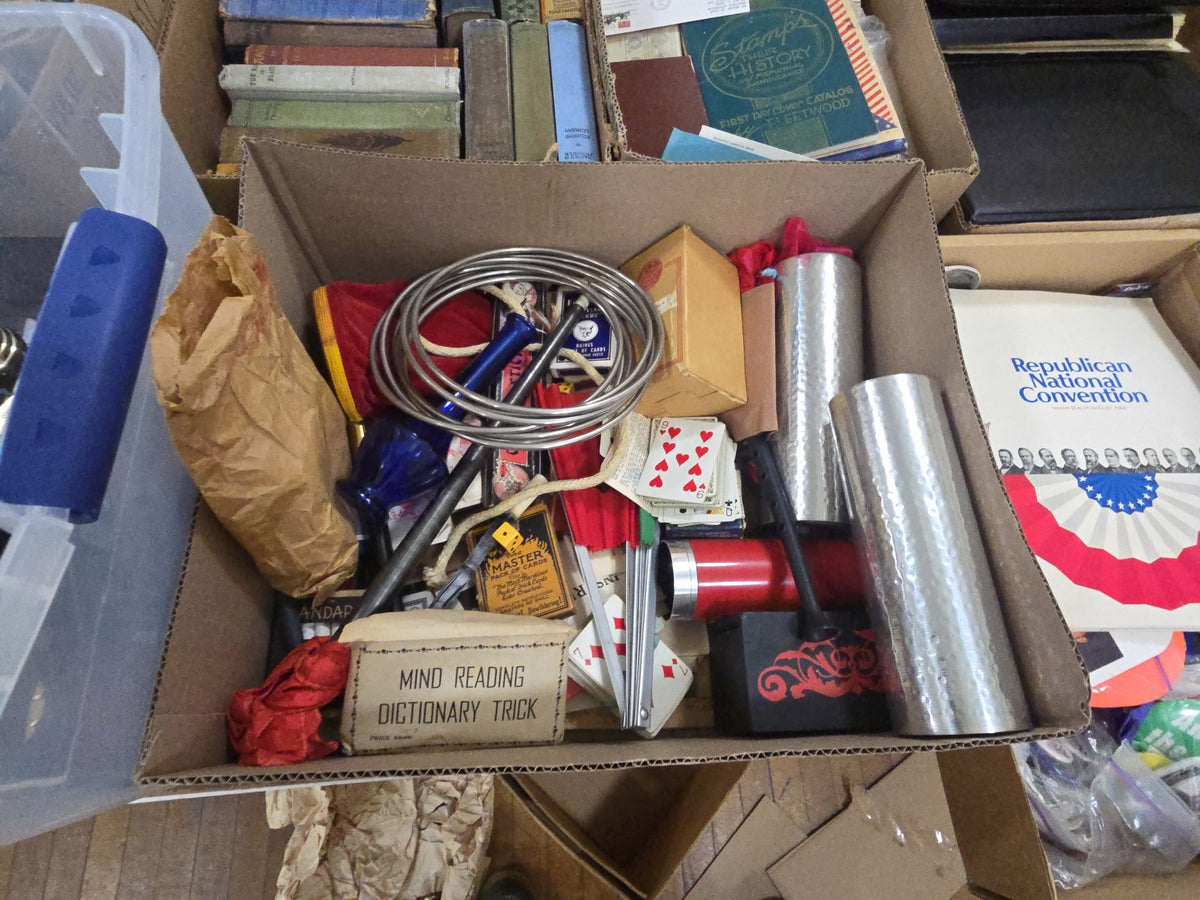 box lot of mixed miscellaneous magic items