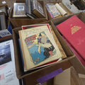 Lot 048 - Box Lot of Miscellaneous Books Including Real Tales of Real Dogs Mother Goose and More