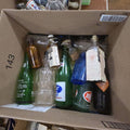 Lot 055 - Box Lot of Antique and Vintage Bottles Including Dr Pepper, Crush, and Apothecary