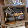 Lot 057 - Box Lot of Miscellaneous Mixed Smalls Including Metal Objects and More