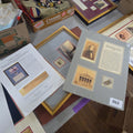 Lot 063 - Grouping of Items from the Confederate States of America Including Wood Salvage from the CSS Virginia and Fabric from the Chair of President Jefferson Davis Along with Document