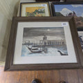 Lot 071 - Print of Night Time Waterfront Scene
