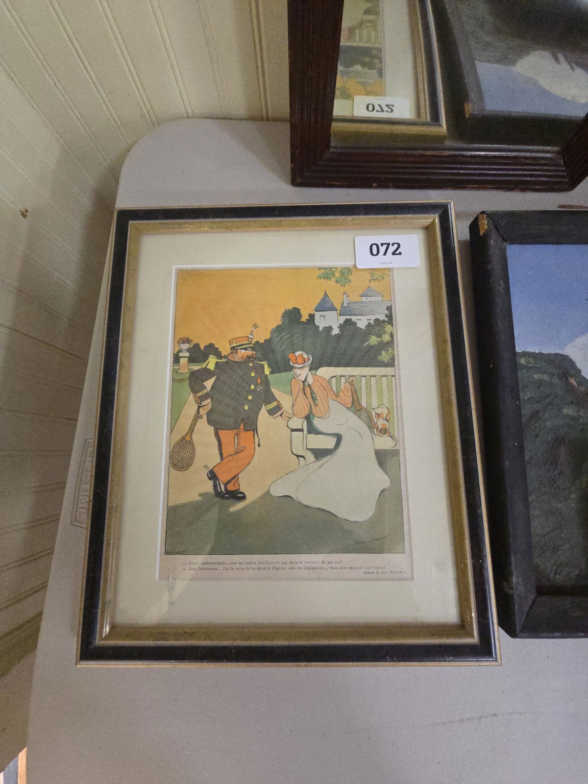 comic print from magazine