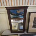 Lot 073 - Two-Part Mirror with Reverse Painting