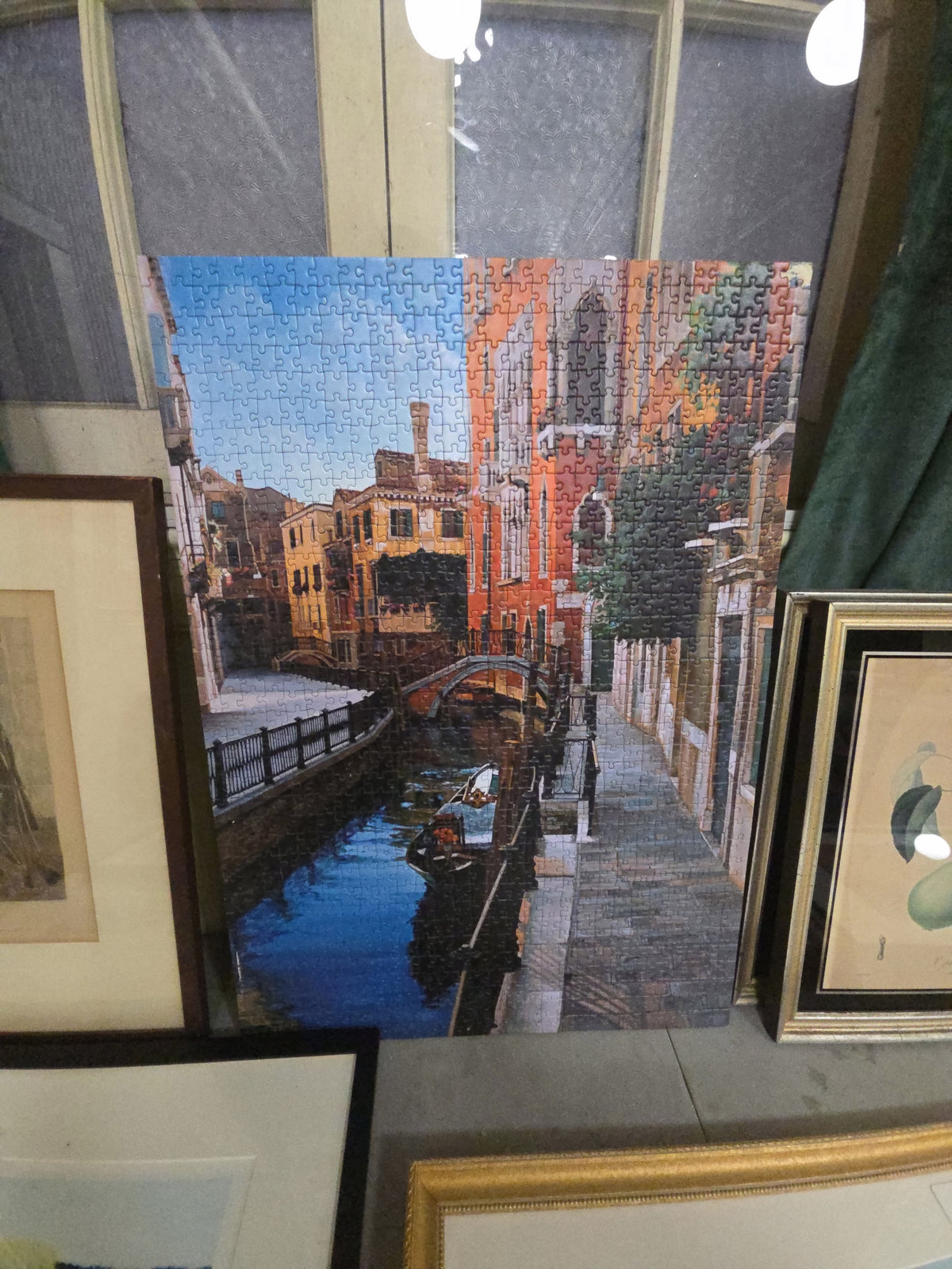 vintage mounted preserved puzzle of Venice