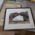 Lot 101 - Modern Photo Print of Navajo Arch, Arches National Park, Utah Numbered 1 Out of 10, Dated 2012