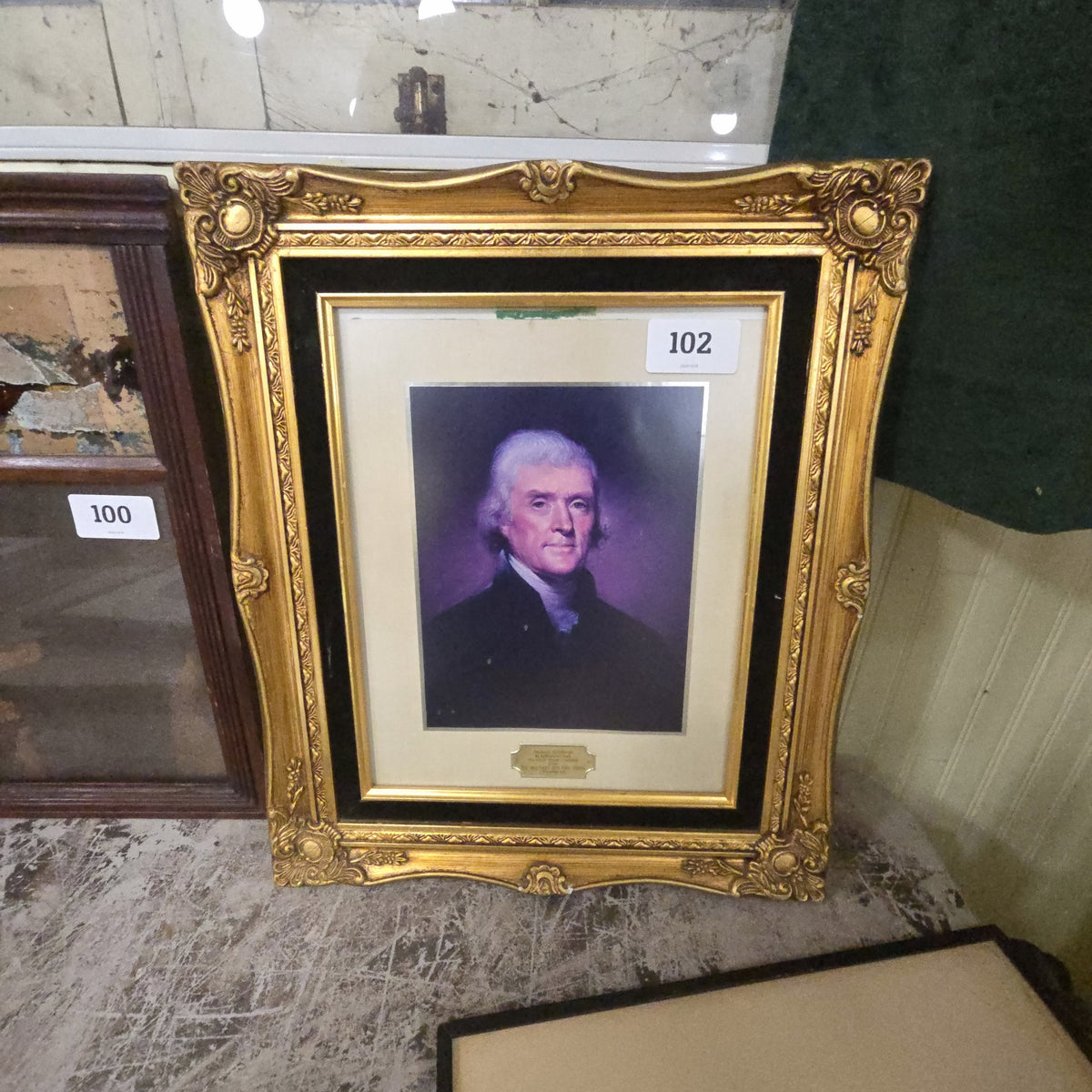 modern print of Thomas Jefferson