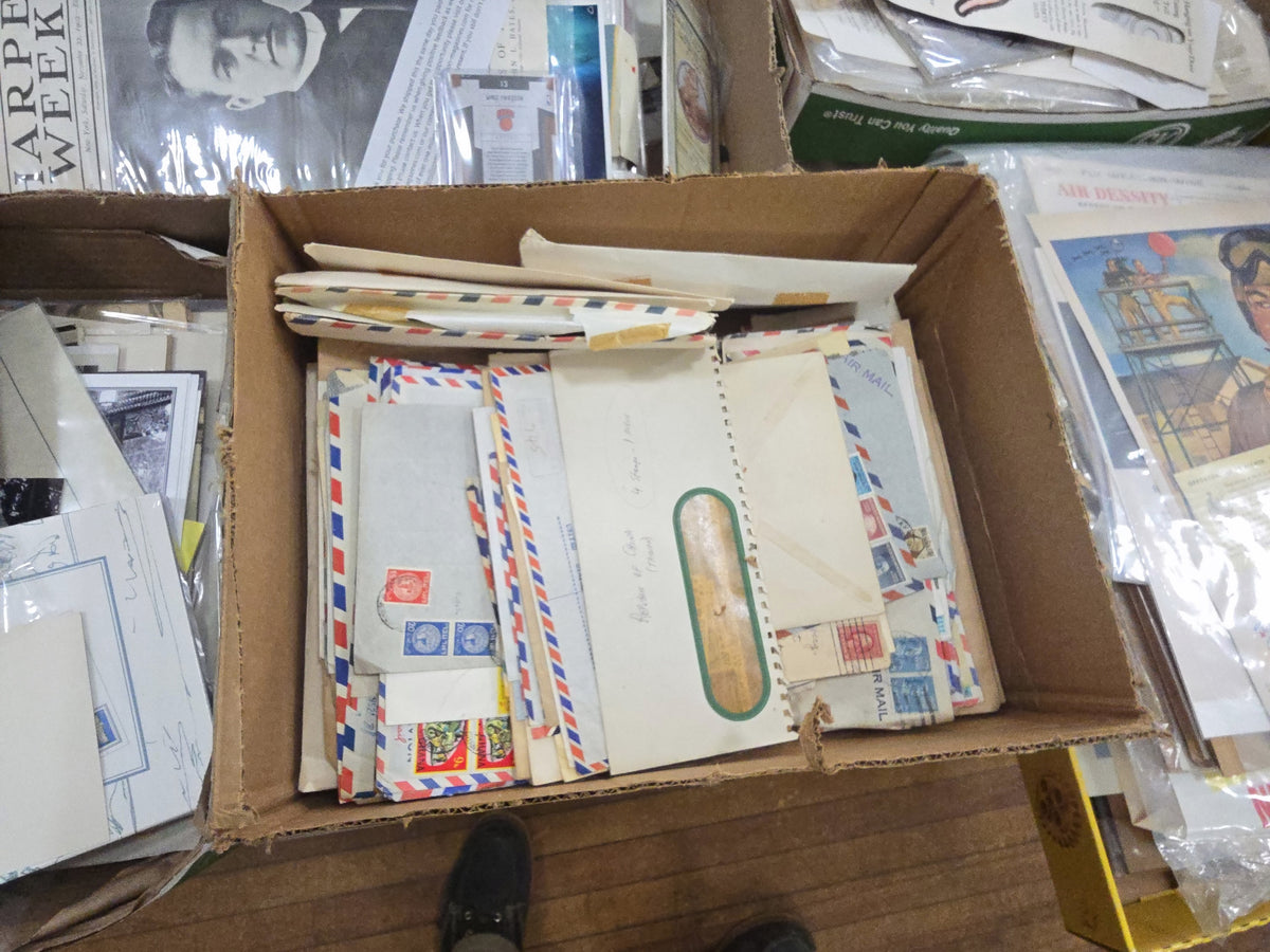 box lot of stamps