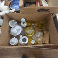 Lot 115 - Box Lot of Miscellaneous Glass and Porcelain