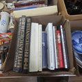 Lot 120 - Box Lot of Modern Books Including Titanic, Kennedy Books, and Others