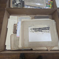 Lot 126 - Box Lot of Ephemera Including Boarded Photos of Trains, Books, A Treatise on the Horse, and More