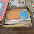 Lot 129 - Box Lot of Miscellaneous Ephemera Including Battlefields of Today Map Pamphlet, Aesop's Fables, and More