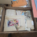 Lot 133 - Box Lot of Ephemera Including Gone with the Wind, Fantasia, and Many Trade Cards and Documents