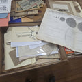 Lot 135 - Box Lot of Miscellaneous Ephemera Including a Plan for the Solar System, Illustration of Jesus, and Other Early Paper