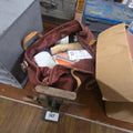 Lot 147 - Lot with Mechanical Wooden Doohickey and Bag of Tools