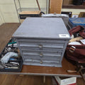 Lot 148 - Wooden Gray Chest of Drawers