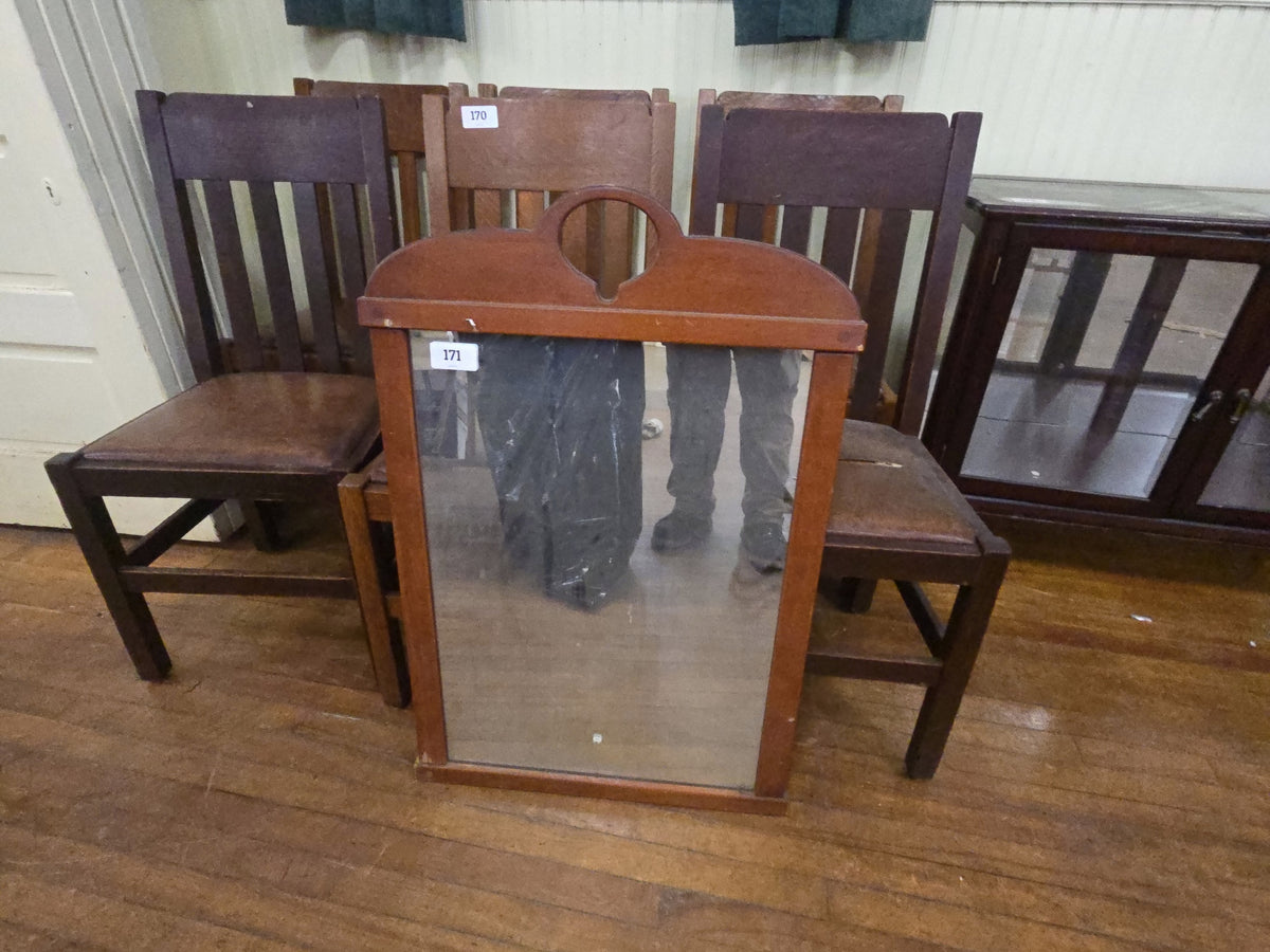 plain wood dresser mirror