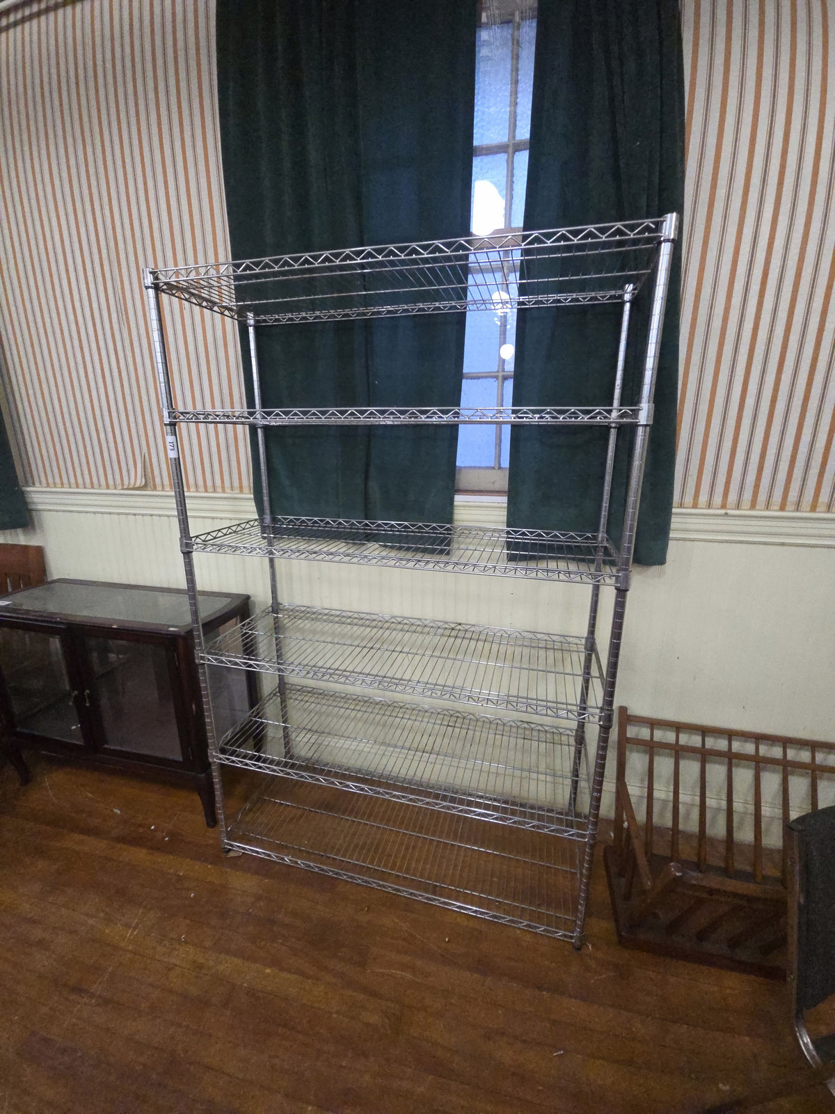 wire utility Shelf with six shelves